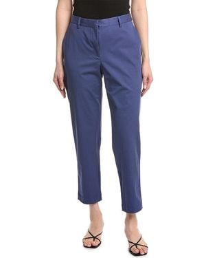 Eileen Fisher Tapered Ankle Trouser - Blue