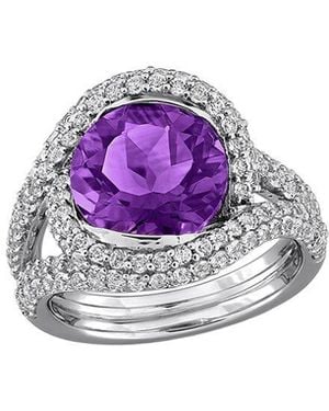 Rina Limor 4.44 Ct. Tw. Gemstone Ring - Purple