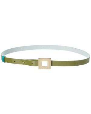 Roger Vivier Leather Belt - Green