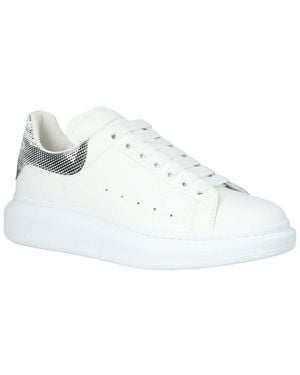 McQueen Calfskin Leather Oversized Sneaker (Authentic Pre- Loved) - White