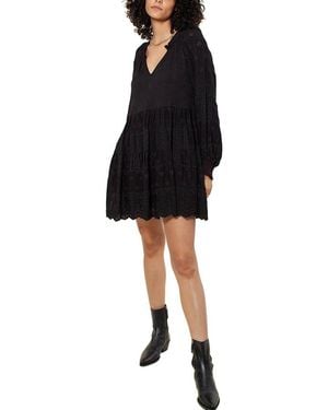 Hale Bob Solid Mini Dress - Black