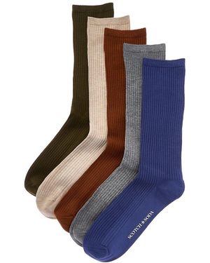 Scotch & Soda 5Pk Dress Socks - Blue