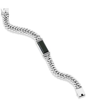 Samuel B. 8.48 Ct. Tw. Onyx Bracelet - Metallic