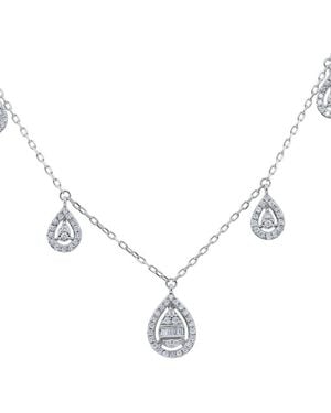 Diana M. Jewels Fine Jewellery 18k 0.53 Ct. Tw. Diamond Necklace - Metallic