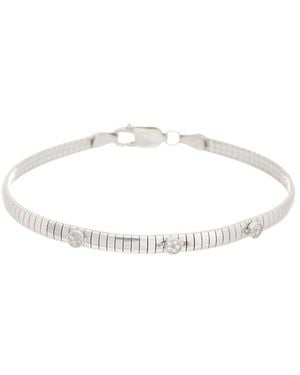 Meshmerise 18K Over 0.08 Ct. Tw. Lab-Grown Diamond Bracelet - Metallic