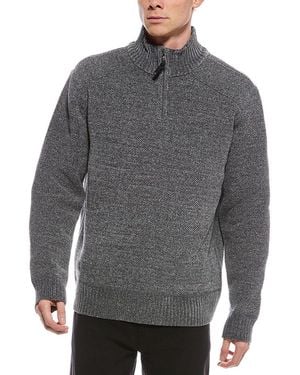 Point Zero Semi Fit 1/4-Zip Sweater - Gray