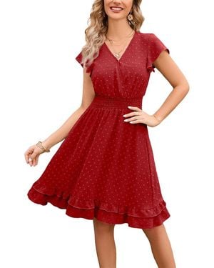 Emma way Mini Dress - Red