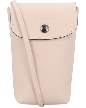 Longchamp Le Pliage Xtra Leather Phone Case - Natural