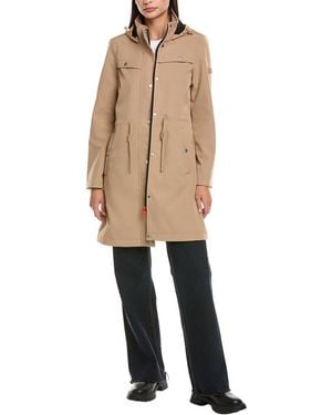 HUNTER Kate Longline Coat - Natural