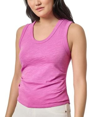 Lilla P Vintage Side Pleat Tank - Purple