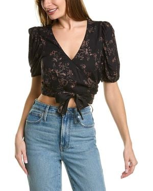 Saltwater Luxe Adan Wrap Top - Black