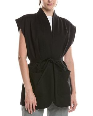 Eileen Fisher Flex Ponte Vest - Black