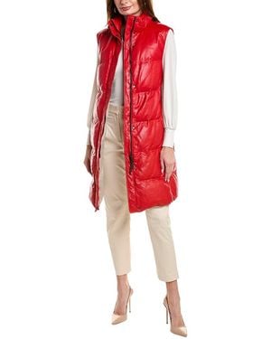 Brunello Cucinelli Leather Vest - Red