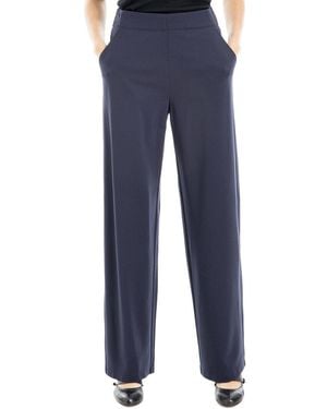 Max Studio Easy Leg Ponte Pant - Blue