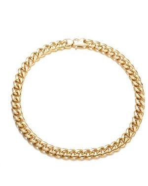 Eye Candy LA Luxe Collection 18k Plated Cz Luther Necklace - Metallic