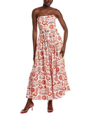 Borgo De Nor Jou Jou Midi Dress - Metallic