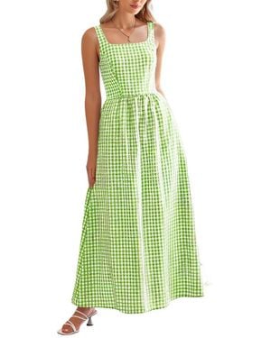 Tedora Maxi Dress - Green