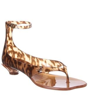 Chloé Jelly Leather Sandal - Pink