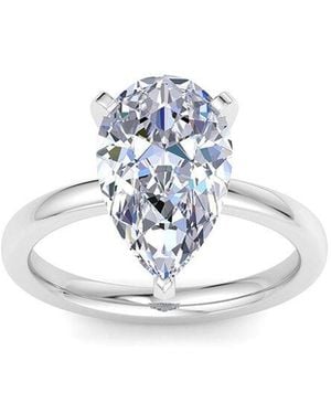 SuperJeweler 14K 5.00 Ct. Tw. Lab-Grown Diamond Ring - White