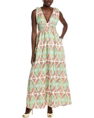 Garrie B Bird Maxi Dress - Green
