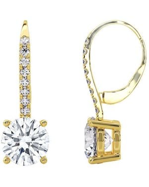 Lab Grown Diamonds 14K 4.50 Ct. Tw. Lab-Grown Diamond Earrings - Metallic