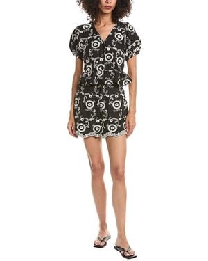 ANNA KAY 2Pc Embroidery Top & Short Set - Black