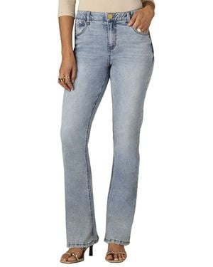 Wit & Wisdom Light Artisanal Brittany High Rise Baby Boot Jean - Blue