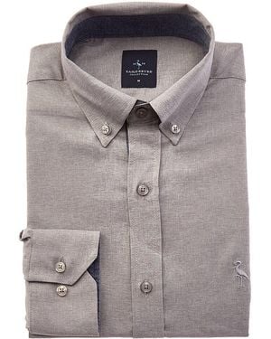 Tailorbyrd Melange Performance Dress Shirt - Grey