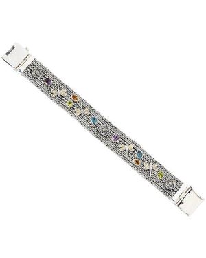 Samuel B. 18K & 5.90 Ct. Tw. Multistone Bracelet - Metallic