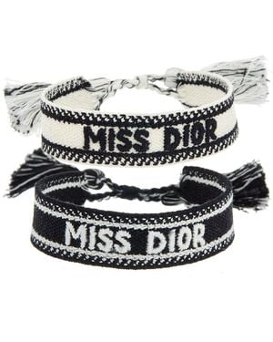 Dior Set Of 2 Miss Bracelets - Black