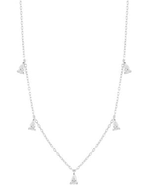 Glaze Jewelry Cz Necklace - White
