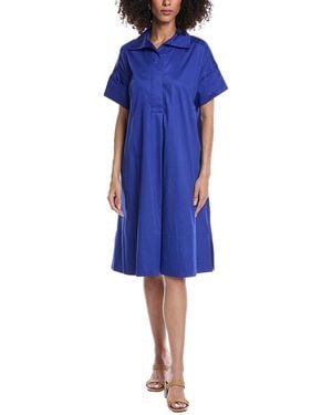 tyler boe Addie Midi Shirtdress - Blue