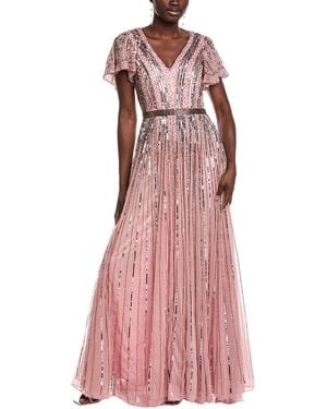 Issue New York Sequin Gown - Purple