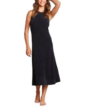 Barefoot Dreams Pointelle Tank Dress - Black