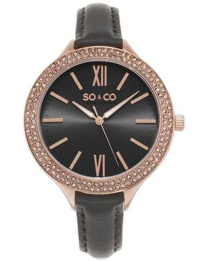 SO & CO Chelsea Watch - Gray