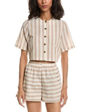 To My Lovers Stripe Top - Brown