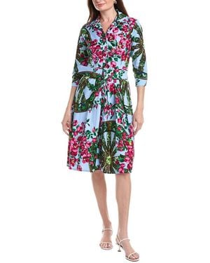 Samantha Sung Audrey Shirtdress - Blue