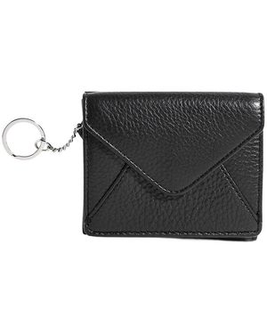 Aimee Kestenberg Zip It Up Trifold Leather Wallet - Black