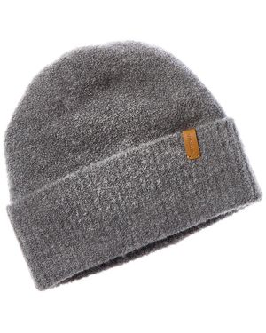 Vince Boucle Cuffed Wool & Cashmere-Blend Hat - Gray