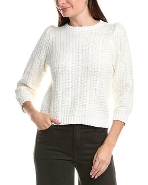 Michael Stars Leonora Puff Sleeve Jumper - White