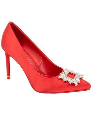 Kenneth Cole Quinnly Jewel Satin Pump - Red