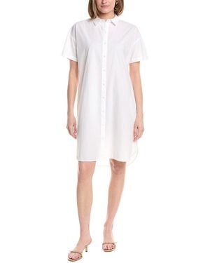 Eileen Fisher Classic Collar Dress - White