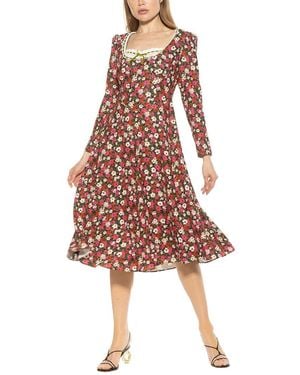 Alexia Admor Zenaida A-line Dress - Red