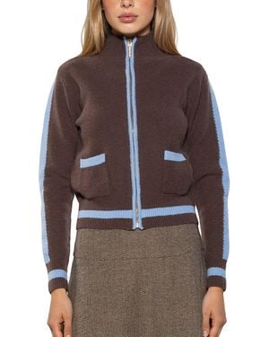 Alexia Admor Dewey Jacket - Brown