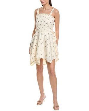 WeWoreWhat Handkerchief Mini Dress - White