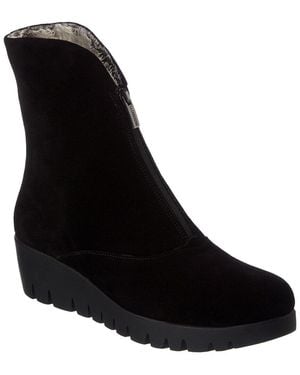 La Canadienne Enjoy Suede Boot - Black