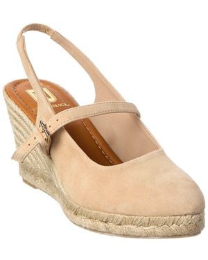 M by Bruno Magli Salvia Suede Pump - Natural