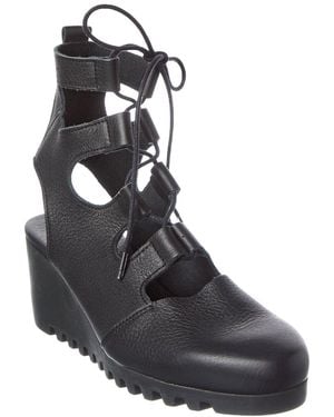 Arche Larily Leather Sandal - Black