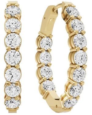 Lab Grown Diamonds 14K 3.00 Ct. Tw. Lab-Grown Diamond Earrings - Metallic