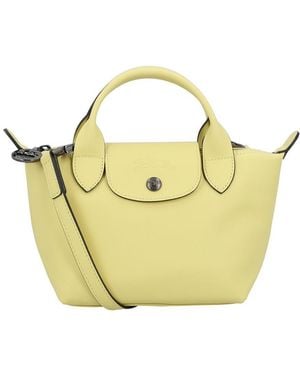 Longchamp Le Pliage Xtra Xs Leather Handbag - Metallic